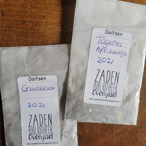 Zaadjes lenen uit de zadenbibliotheek